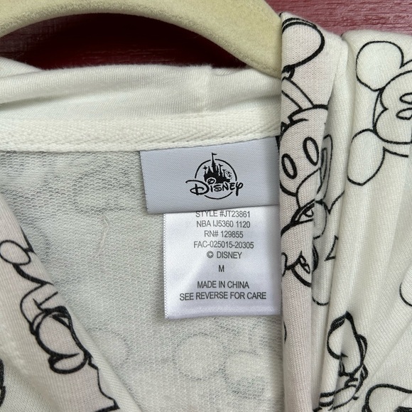Disney Women's AOP Pullover Hoodie M Walt Disney World Mickey Mouse - Picture 3 of 9
